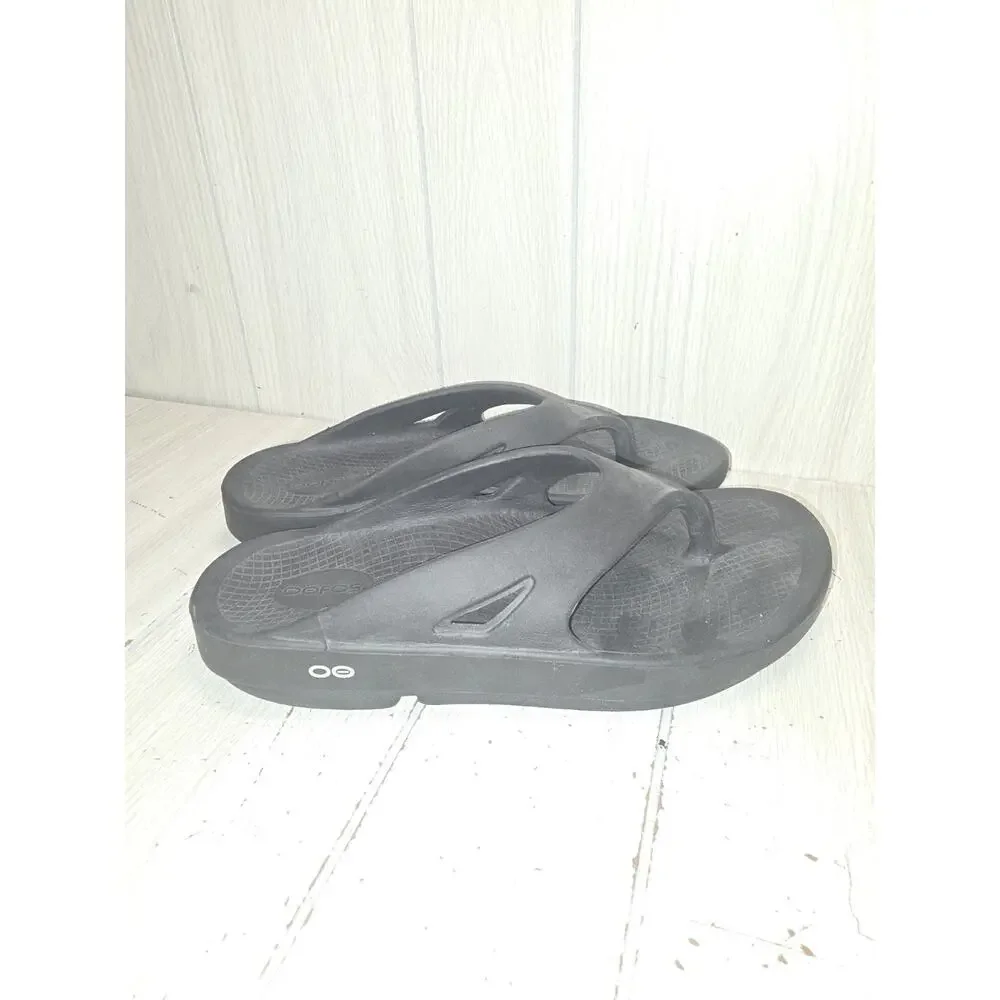 OOFOS Original Recovery Sandals Flip Flops M 11 W 13 Comfort Black Unisex Read